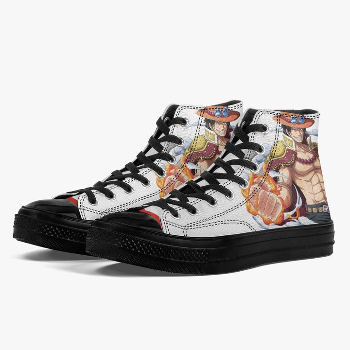 One Piece Portgas Ace A-Star High Anime Shoes _ One Piece _ Ayuko