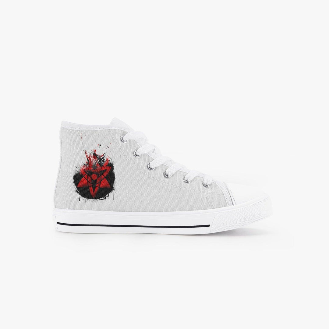 Naruto Shippuden Sasuke Uchiha Kids A-Star High Anime Shoes _ Naruto _ Ayuko