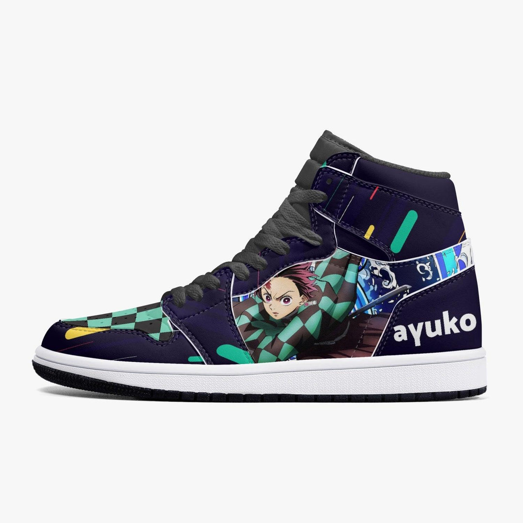 Demon Slayer Tanjiro Kamado JD1 Mid Anime Shoes _ Demon Slayer _ Ayuko