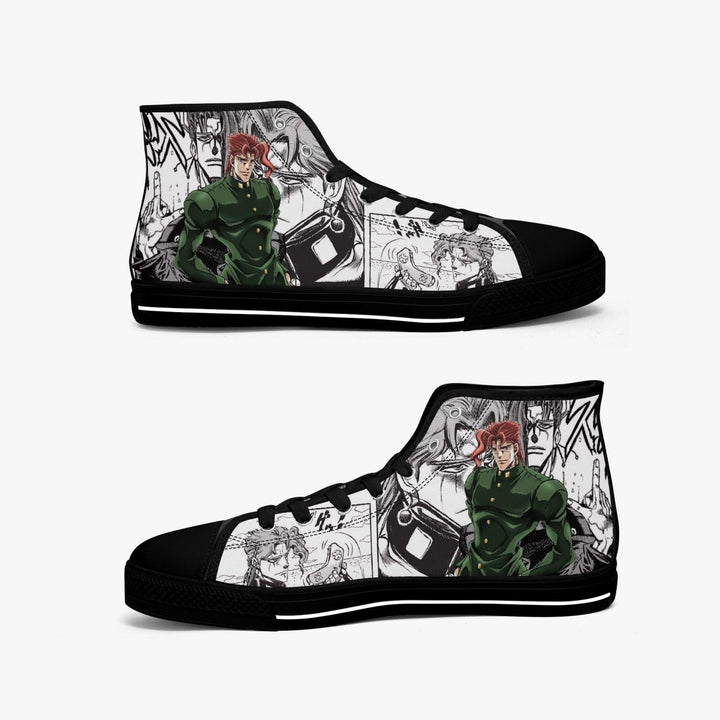 JoJo's Bizarre Adventure Noriaki Kakyoin A-Star Mid Anime Shoes _ JoJo's Bizarre Adventure _ Ayuko