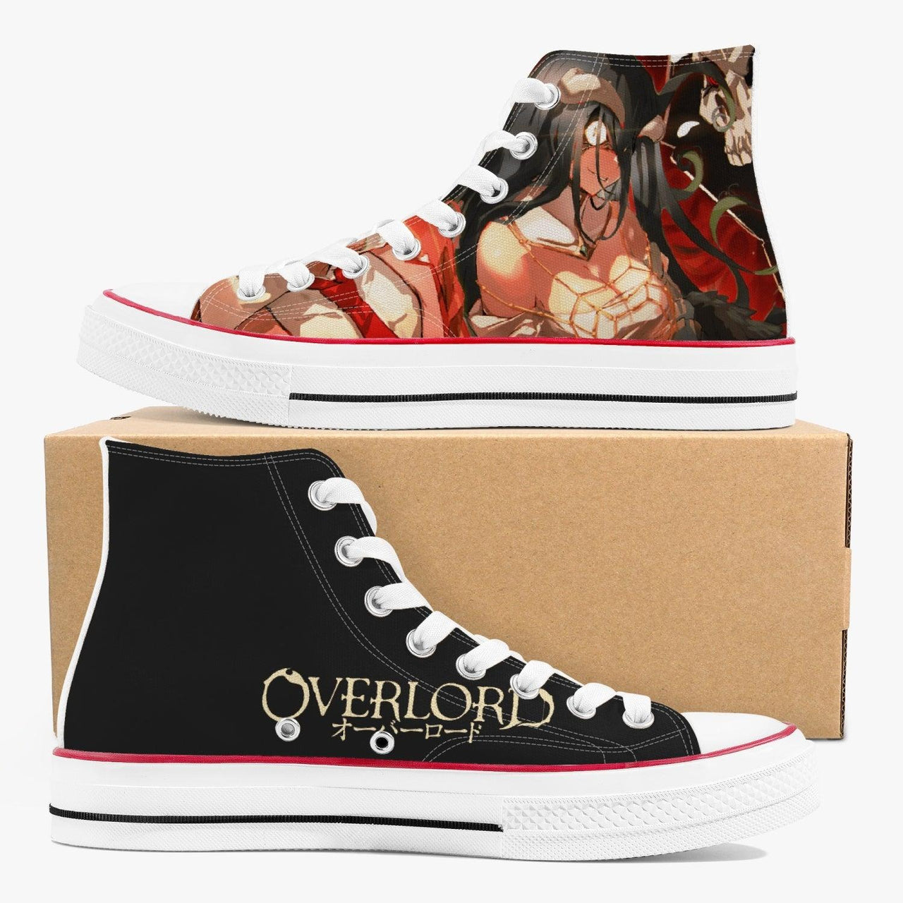 Overlord Demiurge A-Star High Anime Shoes _ Overlord _ Ayuko