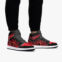 Thumbnail for Death Note Kira Red JD1 Mid Anime Shoes _ Death Note _ Ayuko
