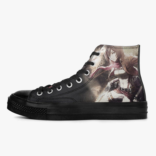 Attack On Titan Mikasa Ackerman A-Star High Anime Shoes _ Attack On Titan _ Ayuko