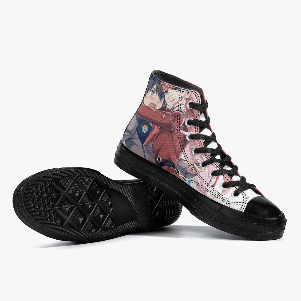 Darling in The Franxx Zero Two A-Star High Anime Shoes _ Darling in The Franxx _ Ayuko