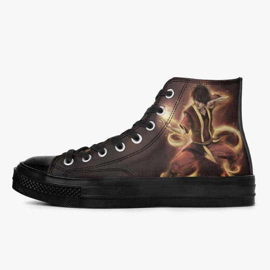 Avatar The Last Airbender Zuko A-Star High Anime Shoes _ Avatar The Last Airbender _ Ayuko