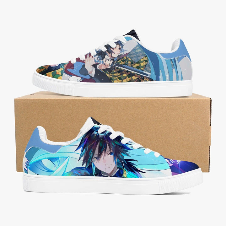 Demon Slayer Giyu Tomioka Skate Anime Shoes _ Demon Slayer _ Ayuko