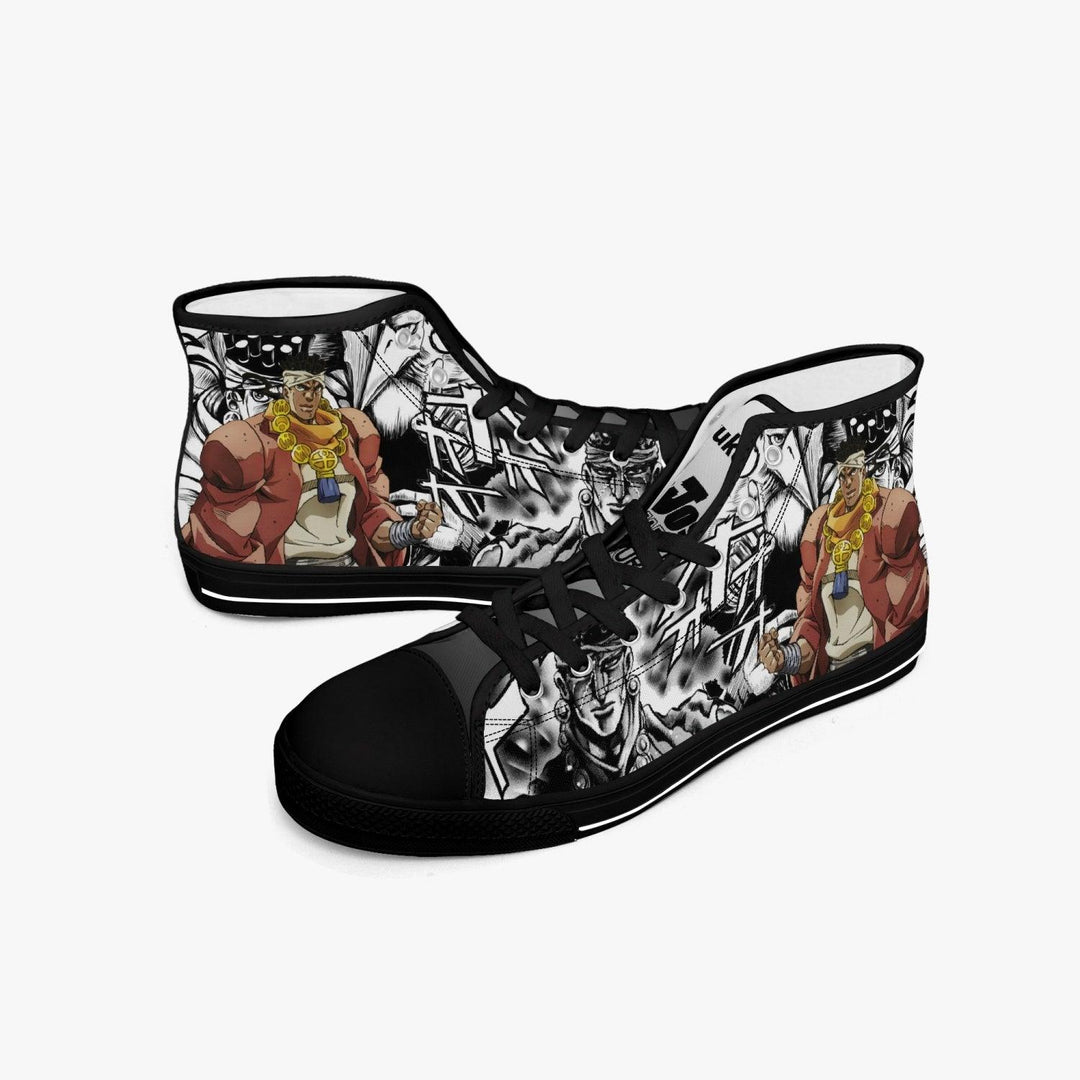 JoJo's Bizarre Adventure Mommamed Avdol A-Star Mid Anime Shoes _ JoJo's Bizarre Adventure _ Ayuko