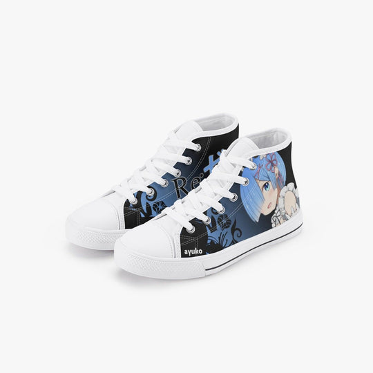 Re:Zero Rem Kids A-Star High Anime Shoes _ Re:Zero _ Ayuko