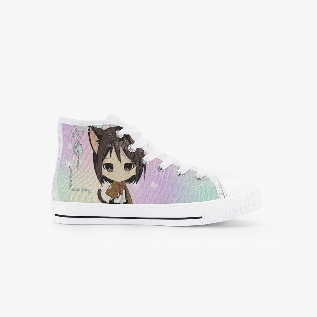 Attack On Titan Mikasa Ackerman Kids A-Star High Anime Shoes _ Attack On Titan _ Ayuko