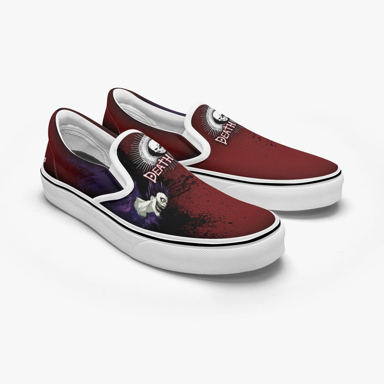 Death Note Ryuk Red Slip Ons Anime Shoes _ Death Note _ Ayuko