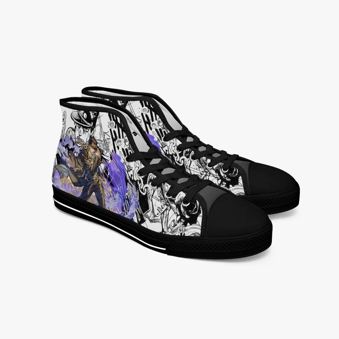 JoJo's Bizarre Adventure Jotaro Kujo A-Star Mid Anime Shoes _ JoJo's Bizarre Adventure _ Ayuko