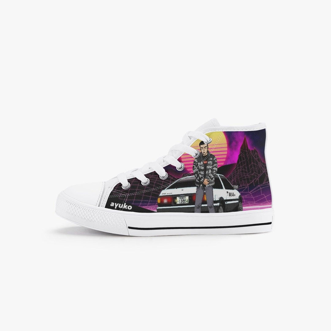 Initial D Bunta Fujiwara Kids A-Star High Anime Shoes _ Initial D _ Ayuko