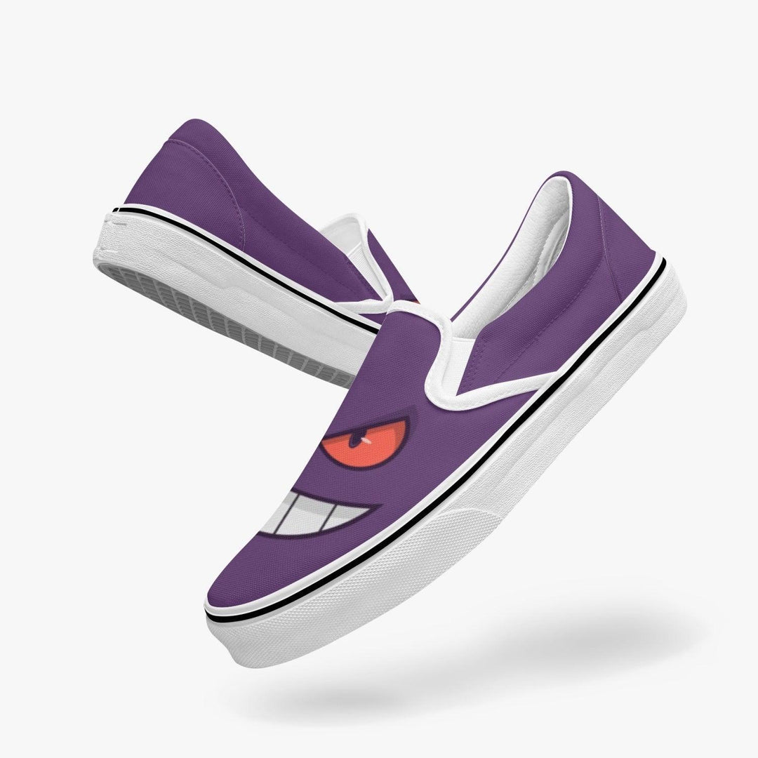 Pokemon Gengar Slip Ons Anime Shoes _ Pokemon _ Ayuko