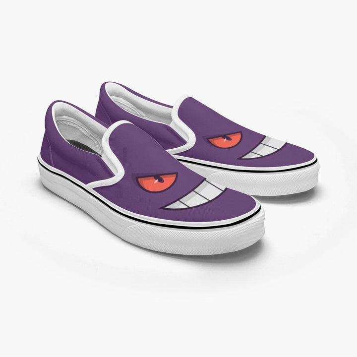 Pokemon Gengar Slip Ons Anime Shoes _ Pokemon _ Ayuko