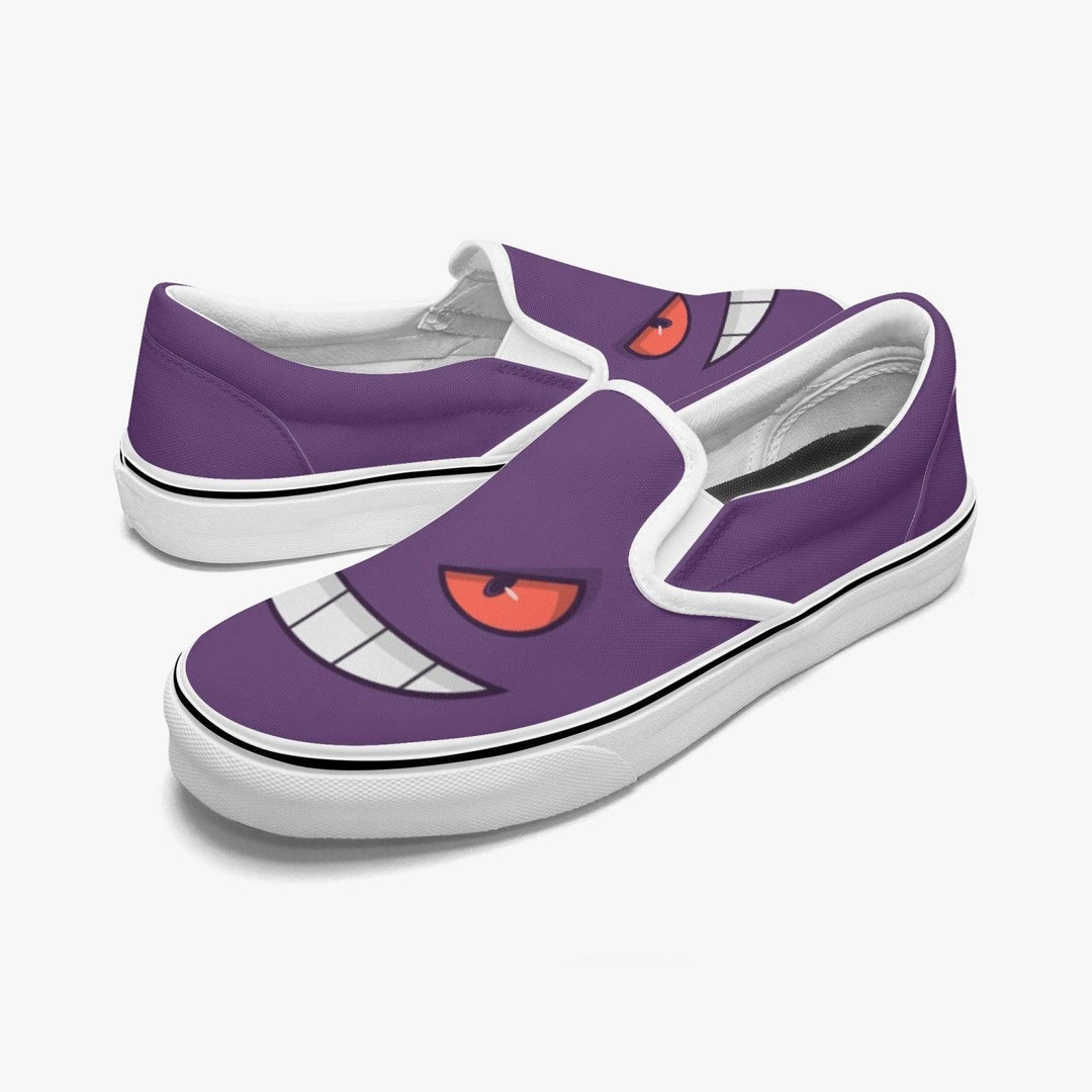 Pokemon Gengar Slip Ons Anime Shoes _ Pokemon _ Ayuko