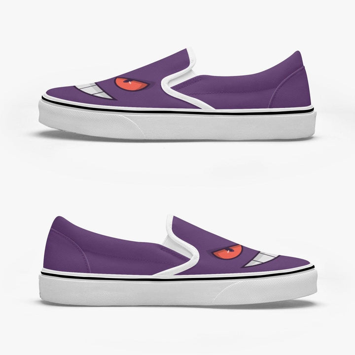 Pokemon Gengar Slip Ons Anime Shoes _ Pokemon _ Ayuko