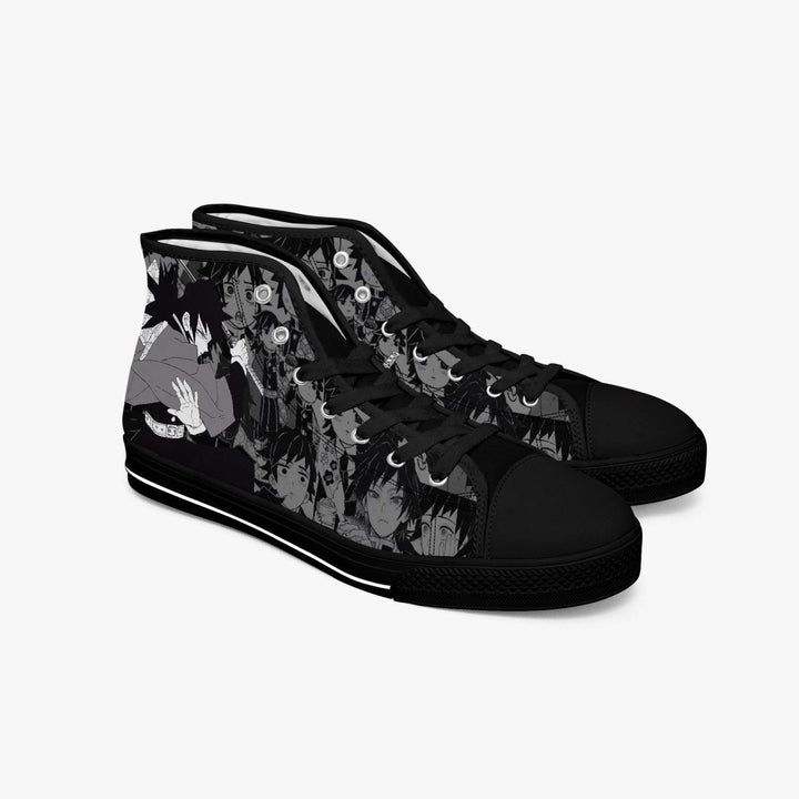 Demon Slayer Giyu Tomioka Manga A-Star Mid Anime Shoes _ Demon Slayer _ Ayuko