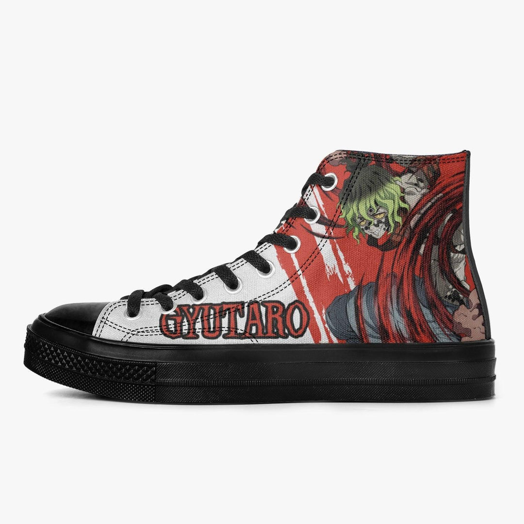 Demon Slayer Gyutaro A-Star High Anime Shoes _ Demon Slayer _ Ayuko