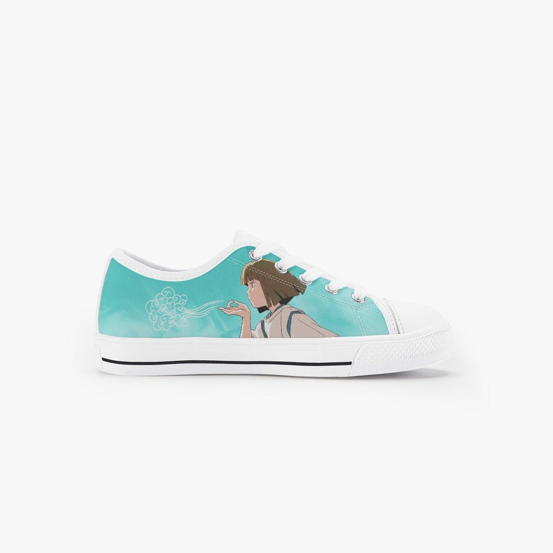 Spirited Away Haku Blue Kids A-Star Low Anime Shoes _ Spirited Away _ Ayuko