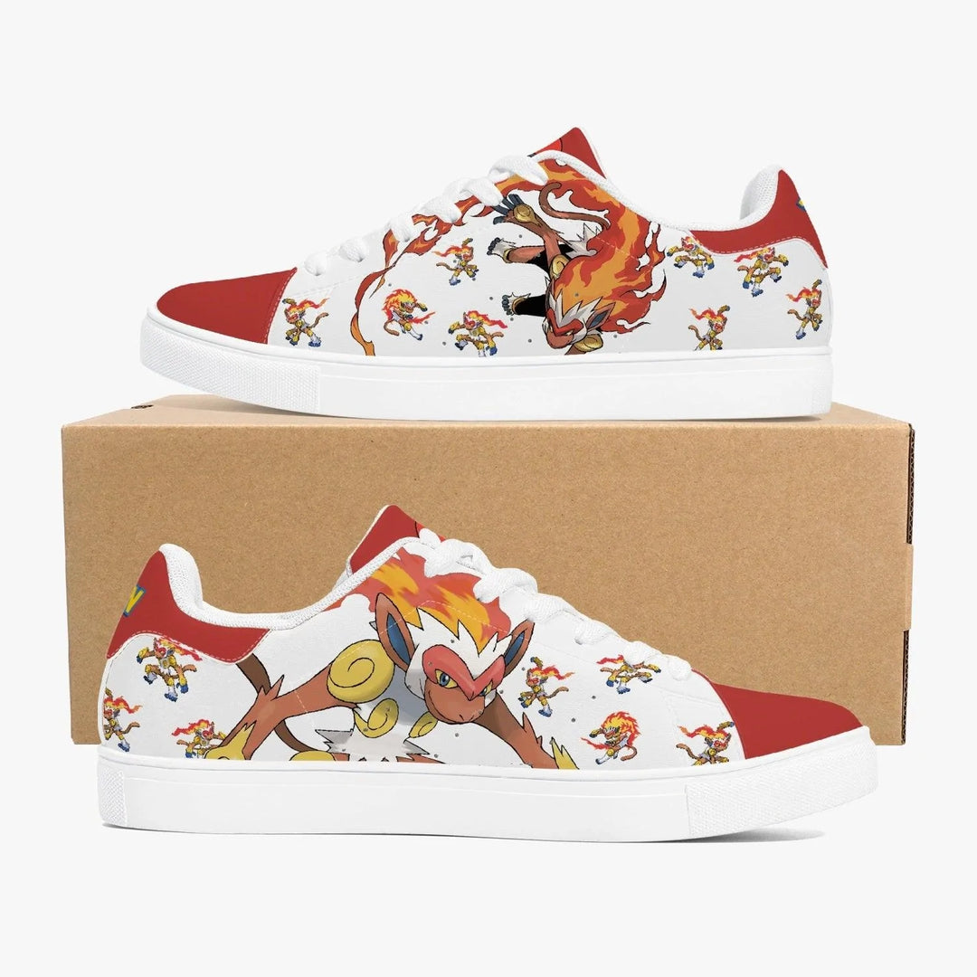 Pokemon Infernape Skate Anime Shoes _ Pokemon _ Ayuko