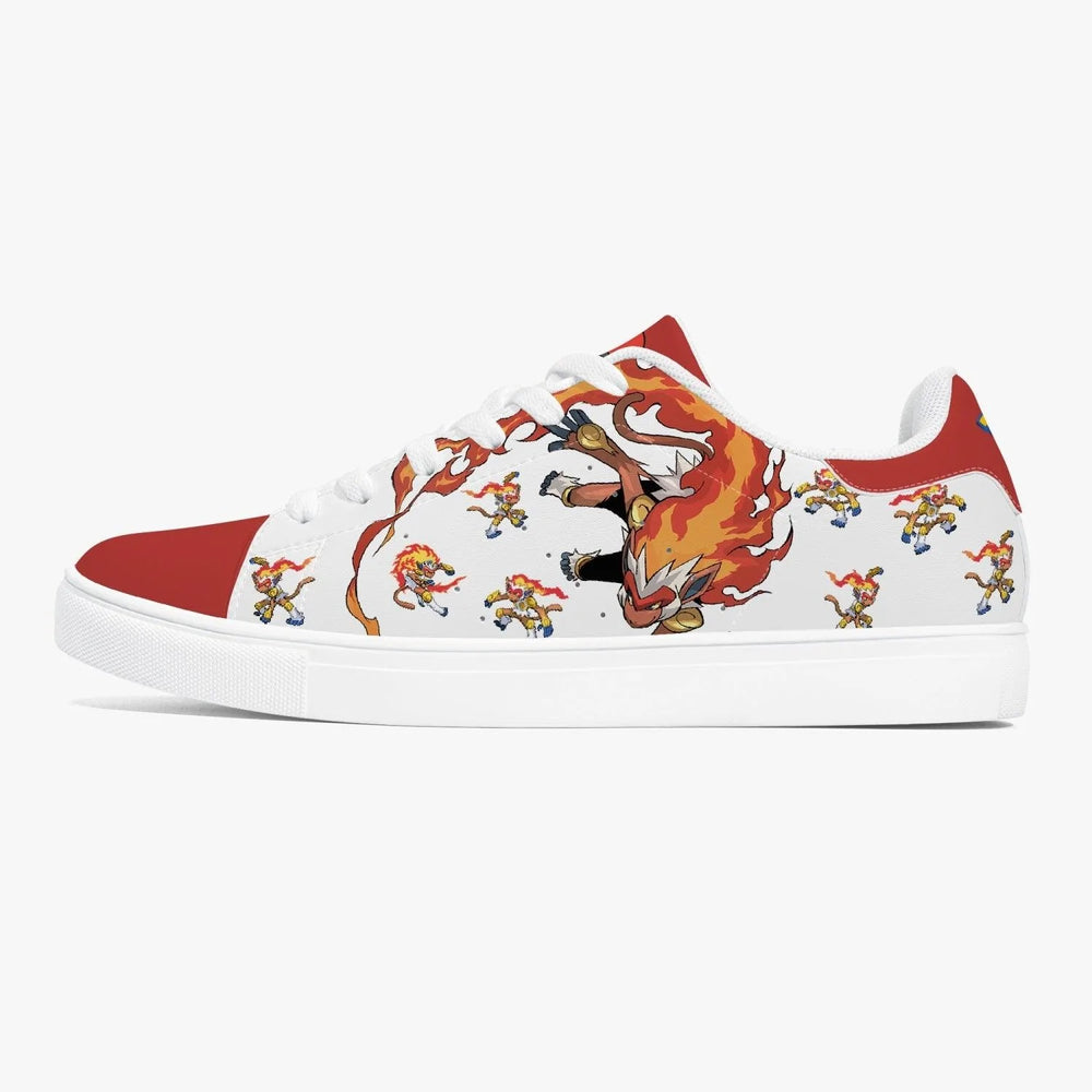 Pokemon Infernape Skate Anime Shoes _ Pokemon _ Ayuko