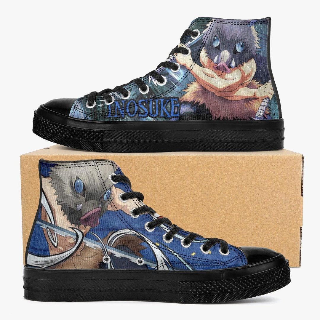 Demon Slayer Inosuke A-Star High Anime Shoes _ Demon Slayer _ Ayuko