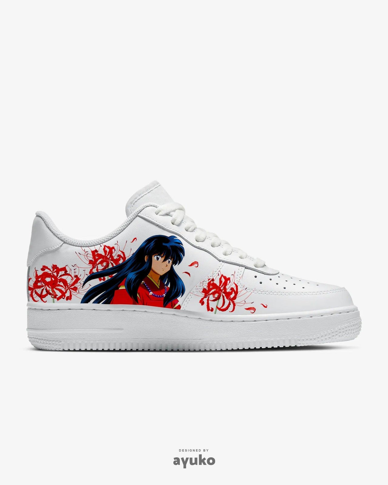 Inuyasha Red Spider Lily Air F1 Anime Shoes _ Inuyasha _ Ayuko