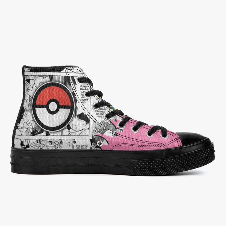 Pokemon Jigglypuff A-Star High Anime Shoes _ Pokemon _ Ayuko