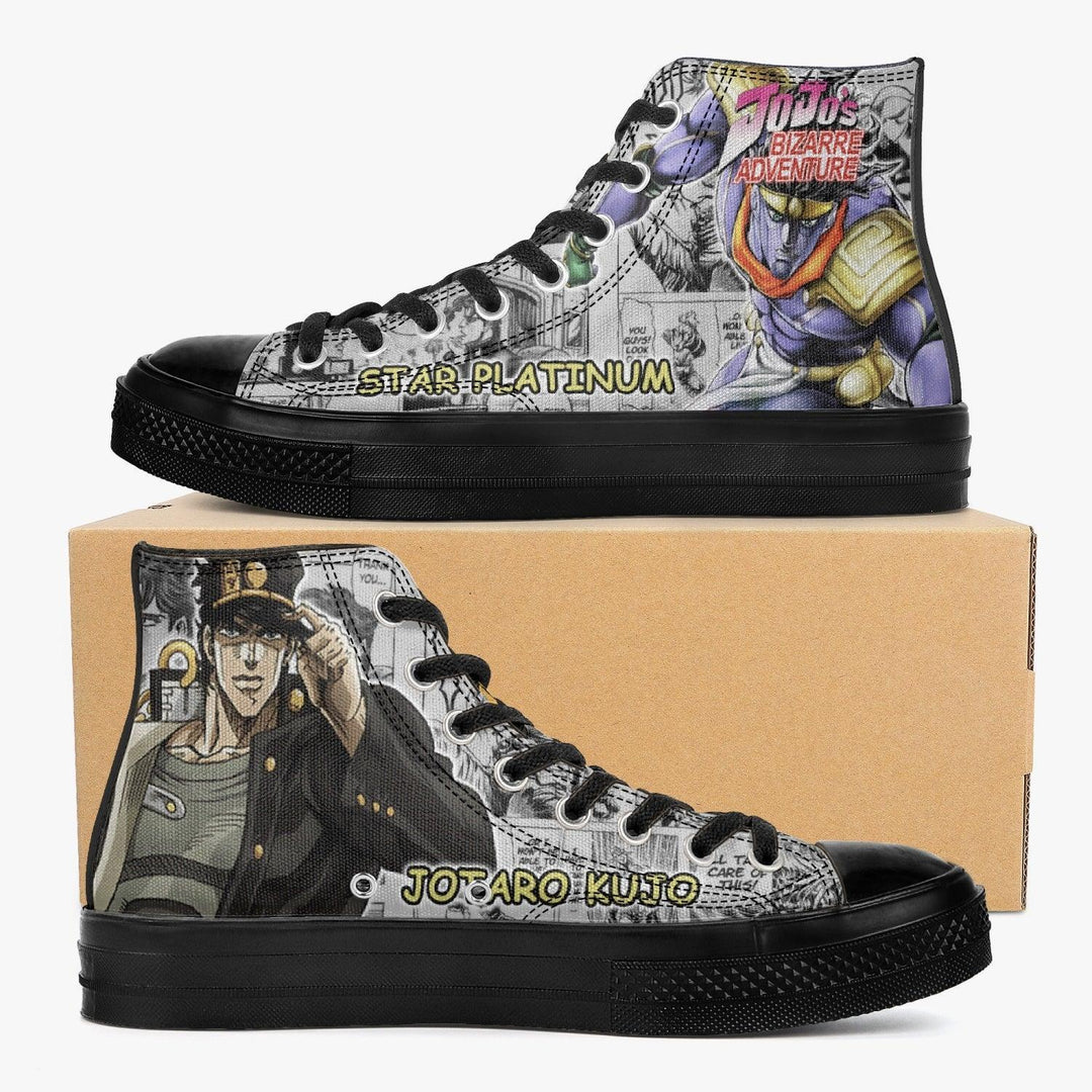 JoJo's Bizarre Adventure Jotaro Kujo A-Star High Anime Shoes _ JoJo's Bizarre Adventure _ Ayuko