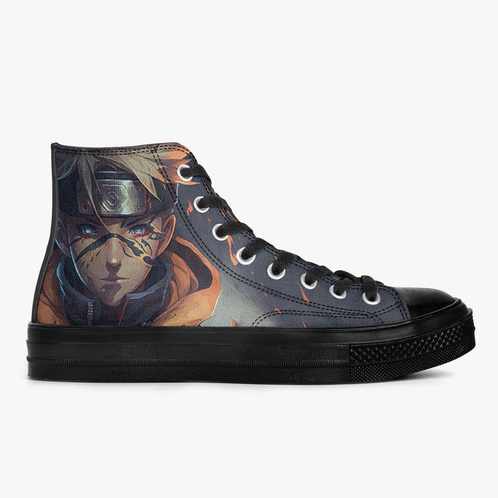 Naruto Shippuden Kakashi Hatake And Naruto Uzumaki A-Star High Anime Shoes _ Naruto _ Ayuko