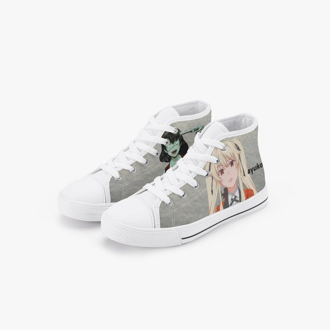 Kakegurui Mary Saotome & Midari ikishima Kids A-Star High Anime Shoes _ Kakegurui _ Ayuko