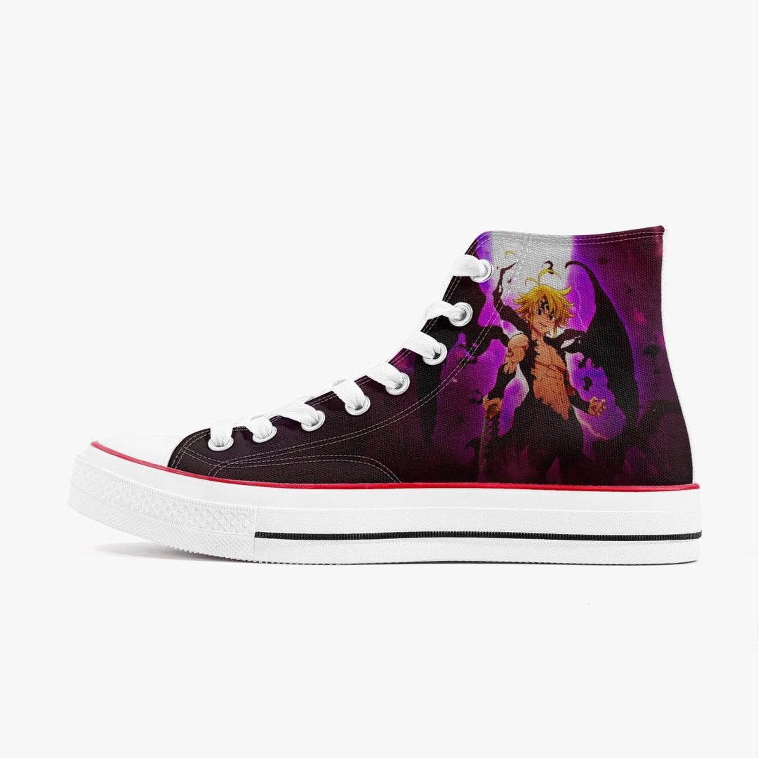 Seven Deadly Sins Meliodas Demon Form A-Star High Anime Shoes _ Seven Deadly Sins _ Ayuko