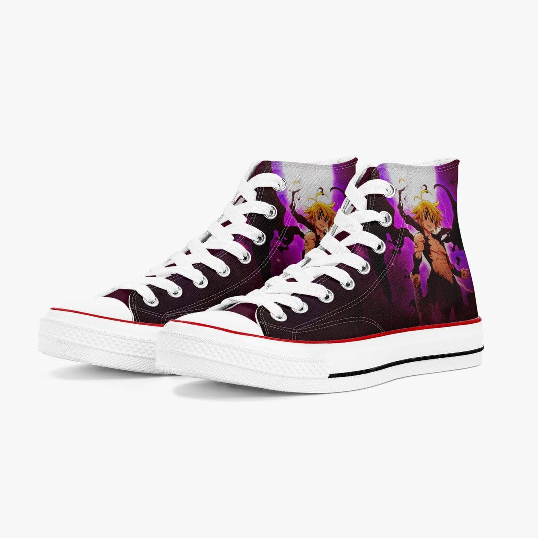 Seven Deadly Sins Meliodas Demon Form A-Star High Anime Shoes _ Seven Deadly Sins _ Ayuko