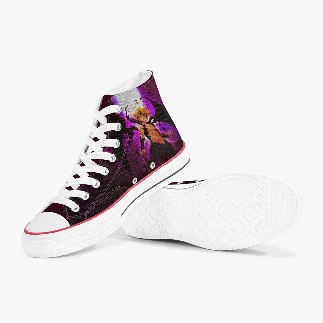 Seven Deadly Sins Meliodas Demon Form A-Star High Anime Shoes _ Seven Deadly Sins _ Ayuko