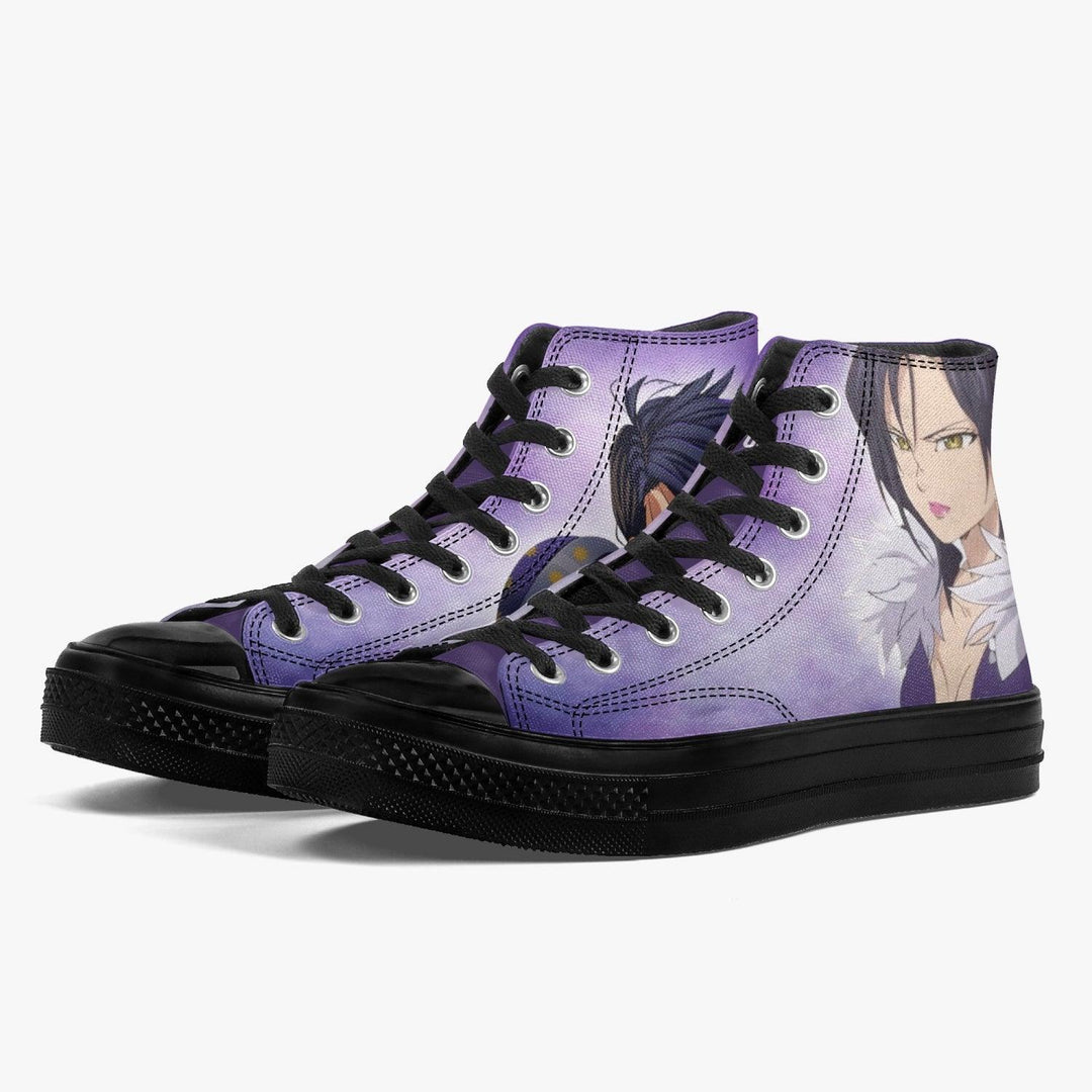 Seven Deadly Sins Merlin Purple High Top Anime Shoes _ Seven Deadly Sins _ Ayuko