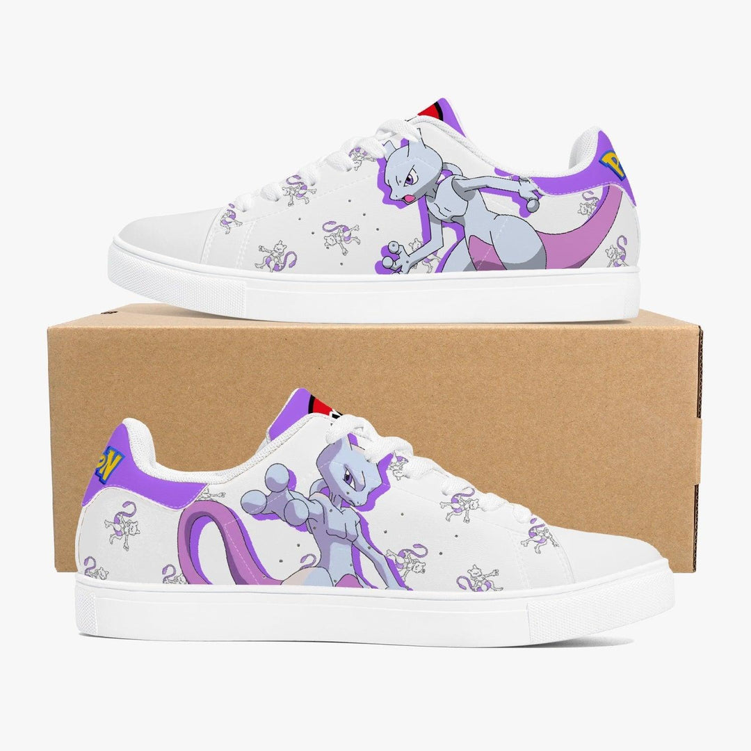 Pokemon Mewtwo Skate Anime Shoes _ Pokemon _ Ayuko