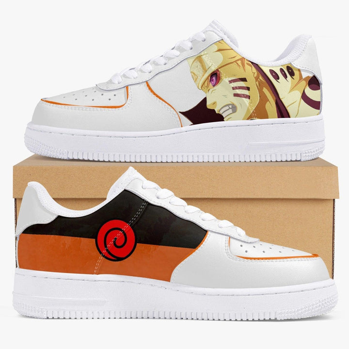 Naruto Shippuden Naruto Nine Tails Mode Air F1 Anime Shoes _ Naruto _ Ayuko