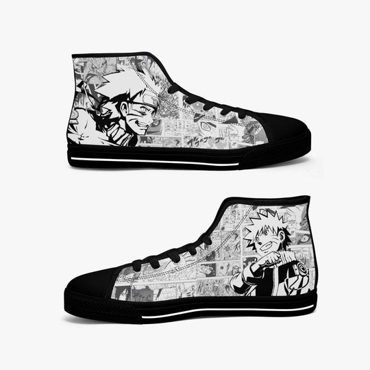 Naruto Shippuden Naruto Uzumaki A-Star Mid Anime Shoes _ Naruto _ Ayuko