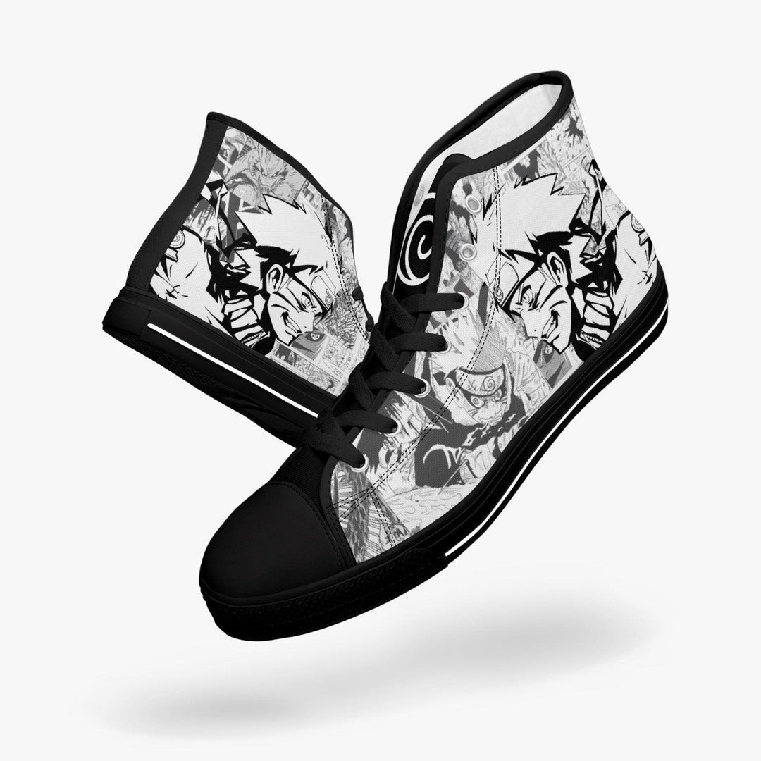 Naruto Shippuden Naruto Uzumaki A-Star Mid Anime Shoes _ Naruto _ Ayuko