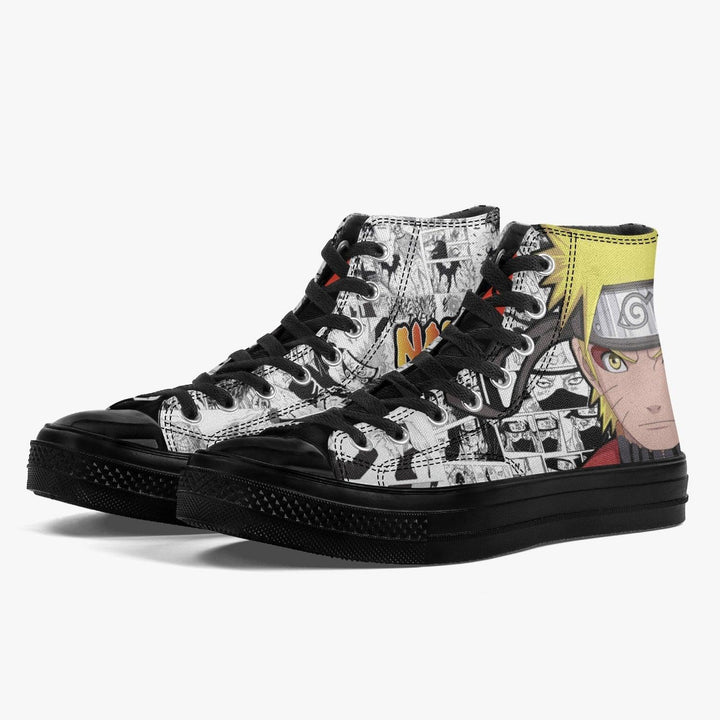 Naruto Shippuden Naruto Uzumaki Manga A-Star High Anime Shoes _ Naruto _ Ayuko