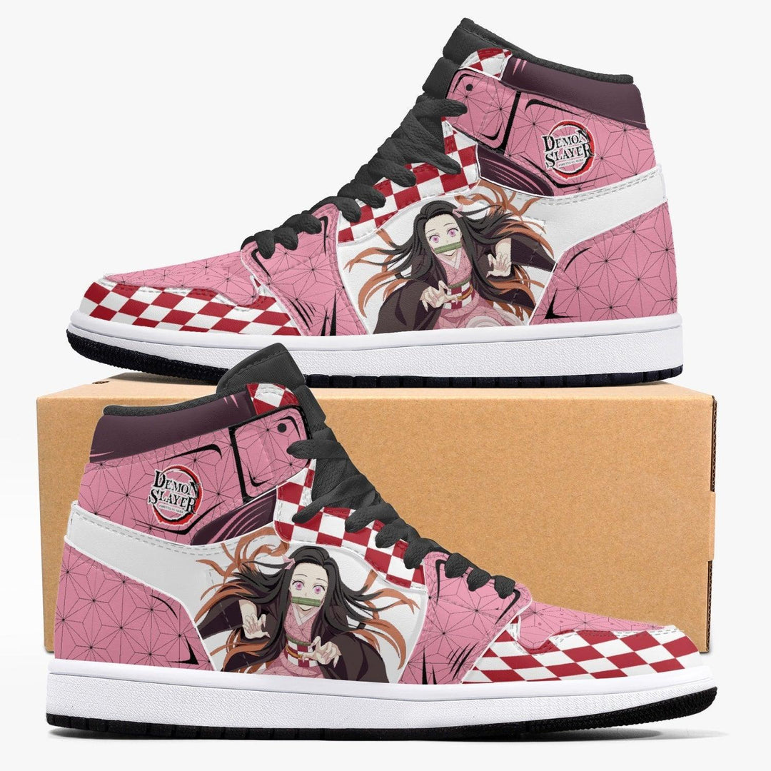 Demon Slayer Nezuko JD1 Mid Anime Shoes _ Demon Slayer _ Ayuko