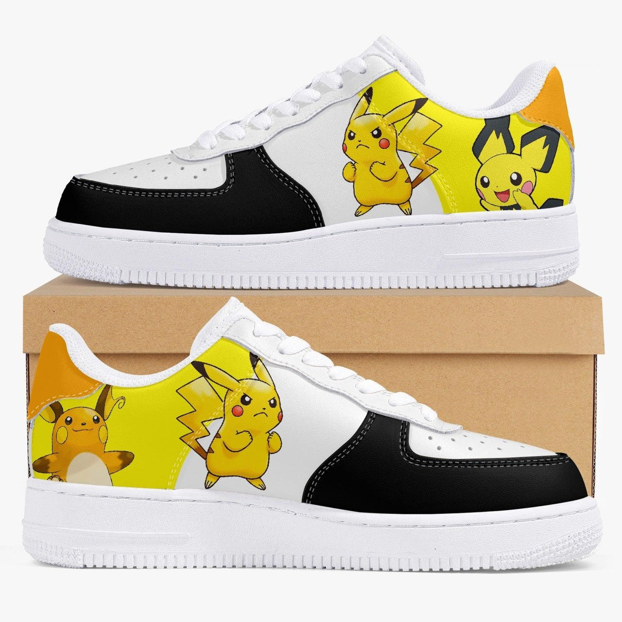 Pokemon Pikachu, Pichu & Raichu Air F1 Anime Shoes _ Pokemon _ Ayuko