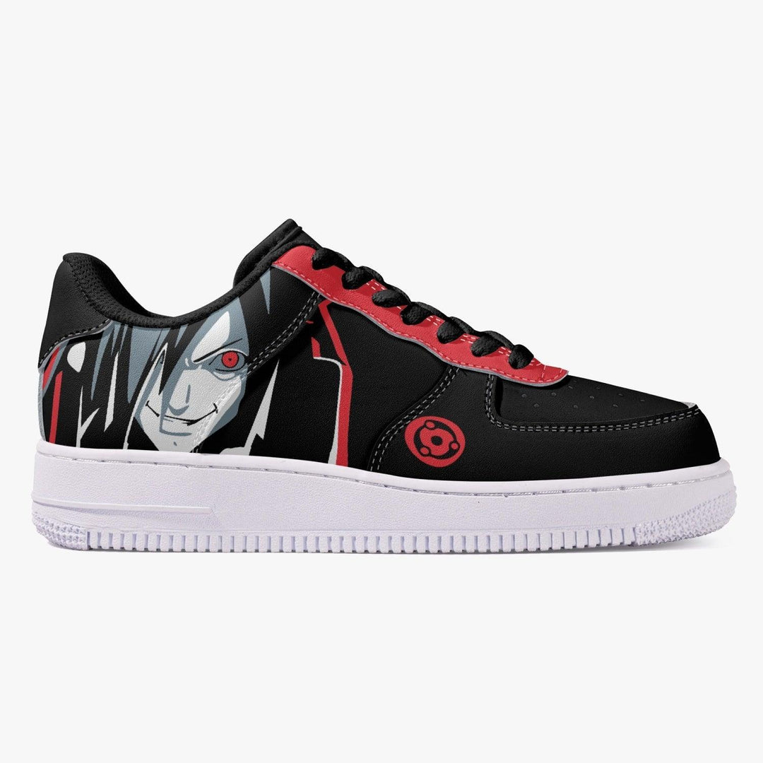 Naruto Shippuden Sharingan Black/Red Air F1 Low Anime Shoes _ Naruto _ Ayuko