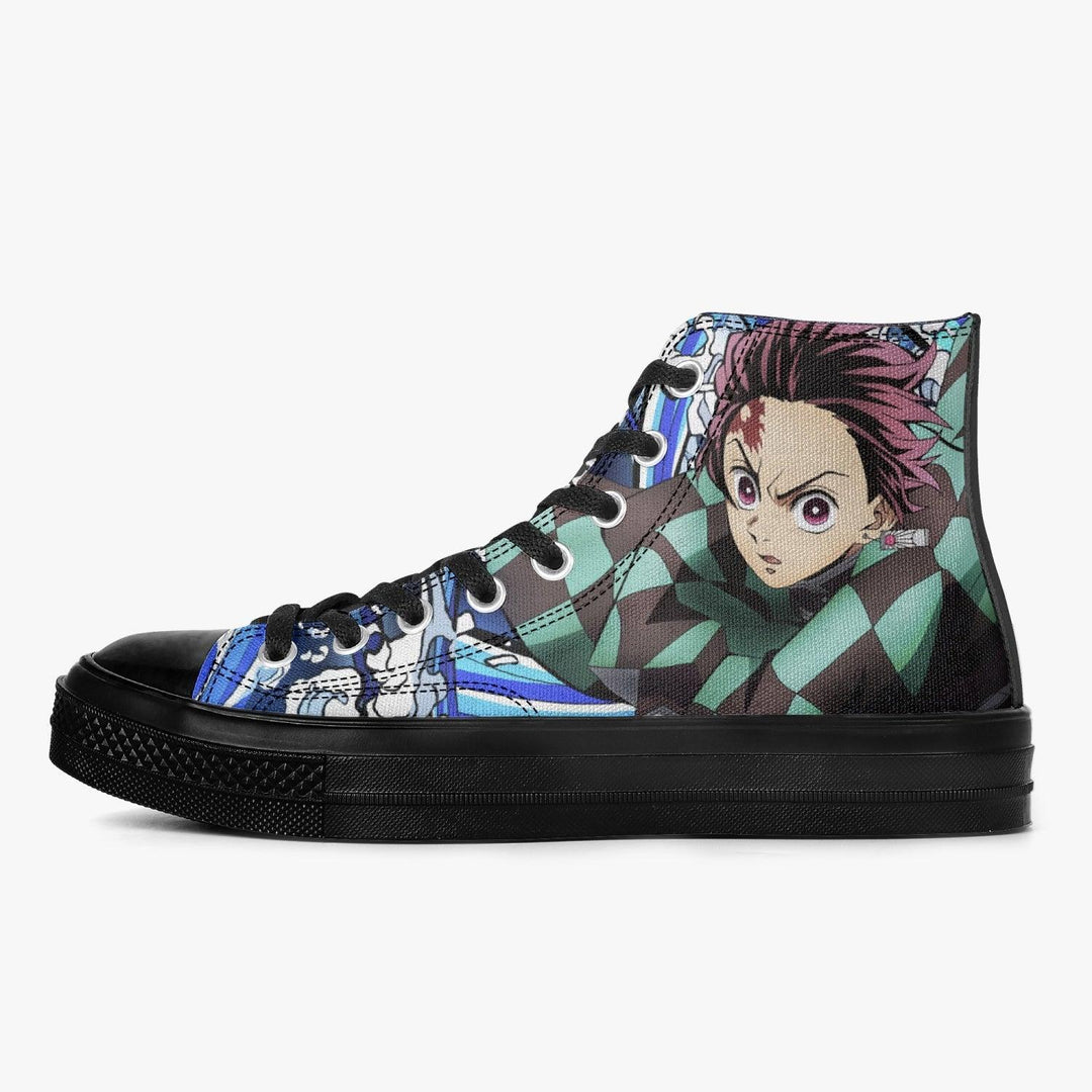 Demon Slayer Tanjiro A-Star High Anime Shoes _ Demon Slayer _ Ayuko