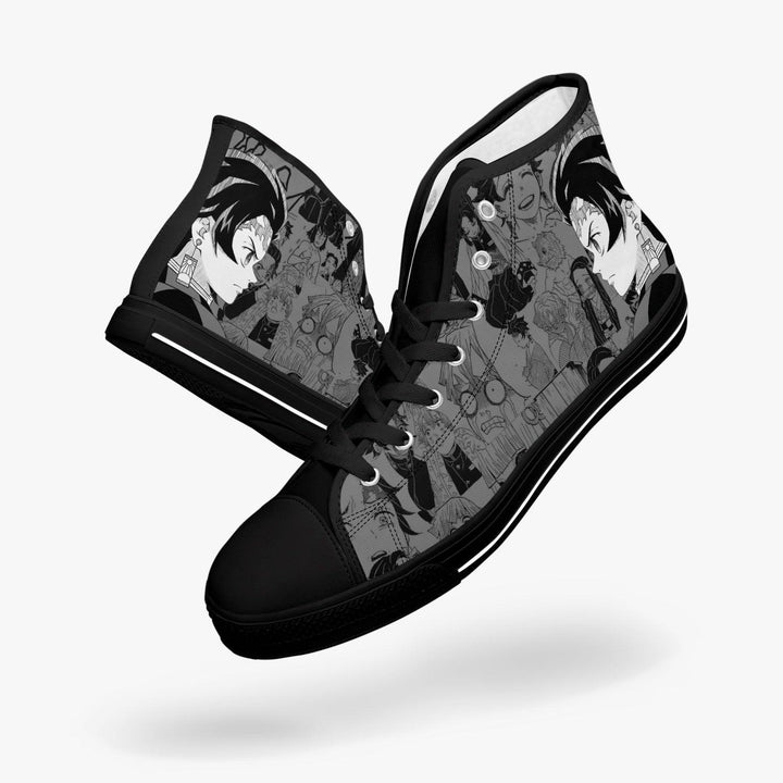 Demon Slayer Tanjiro Kamado Manga A-Star Mid Anime Shoes _ Demon Slayer _ Ayuko