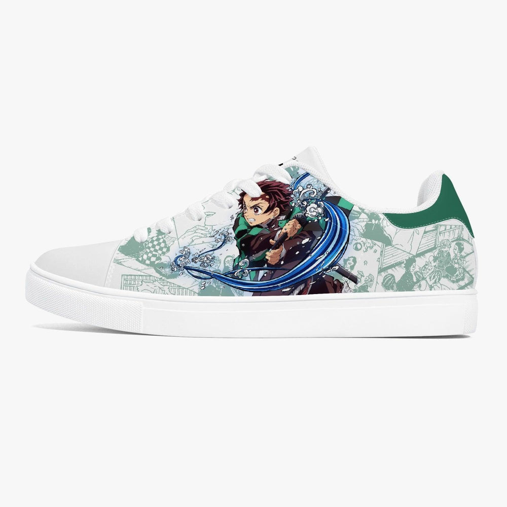 Demon Slayer Tanjiro Kamado Skate Anime Shoes _ Demon Slayer _ Ayuko