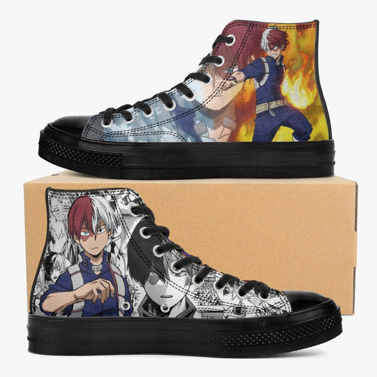 My Hero Academia Todoroki A-Star High Anime Shoes _ My Hero Academia _ Ayuko