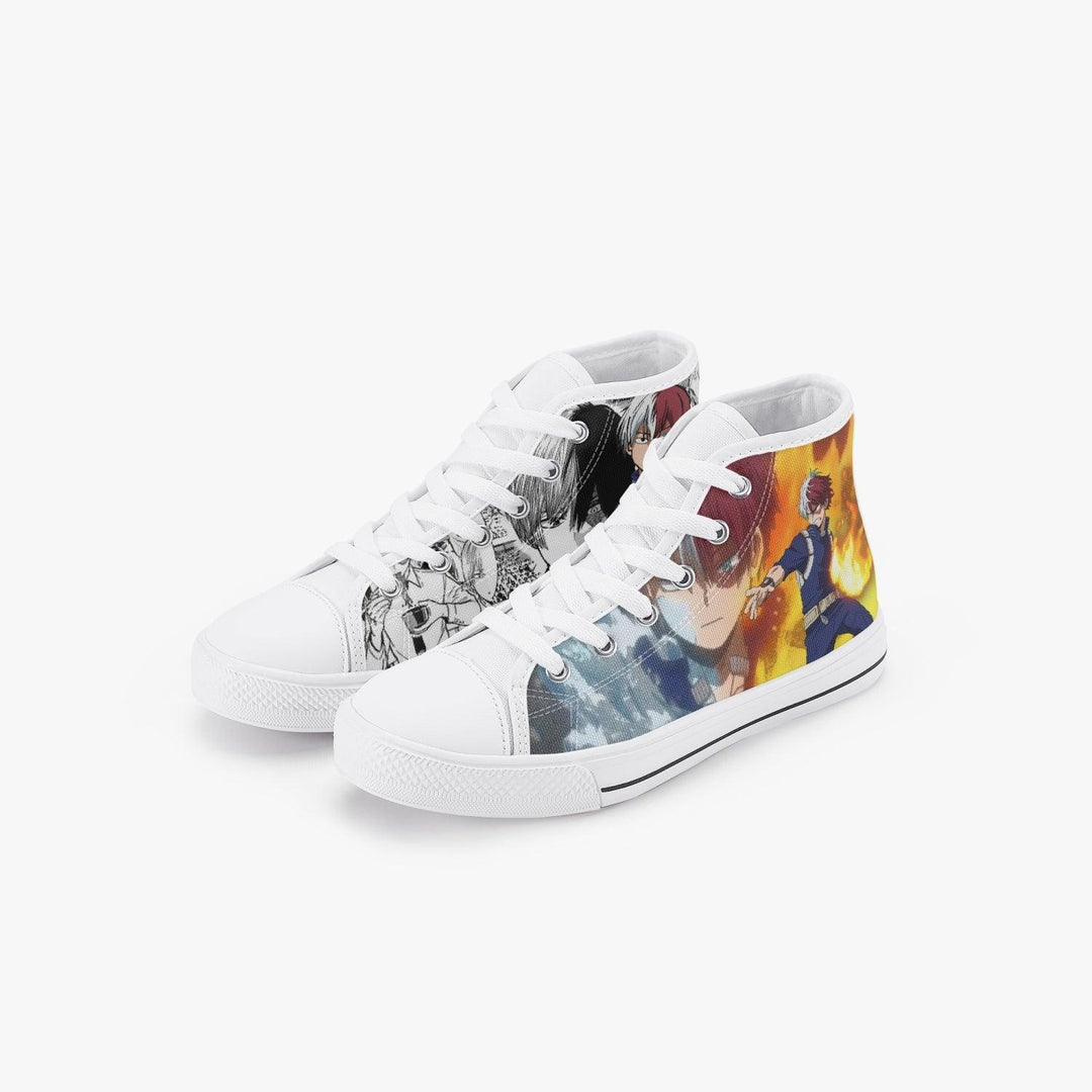 My Hero Academia Todoroki Kids A-Star High Anime Shoes _ My Hero Academia _ Ayuko