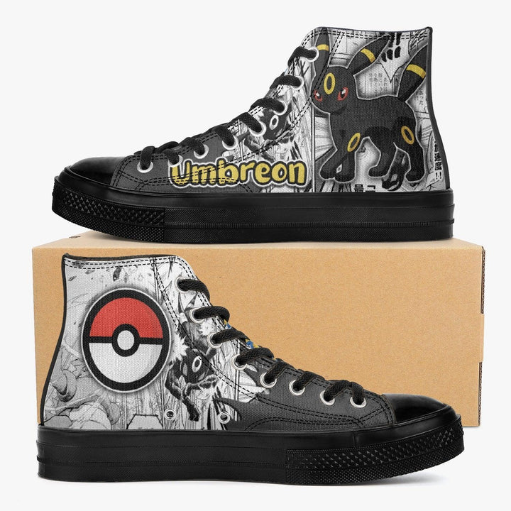 Pokemon Umbreon A-Star High Anime Shoes _ Pokemon _ Ayuko