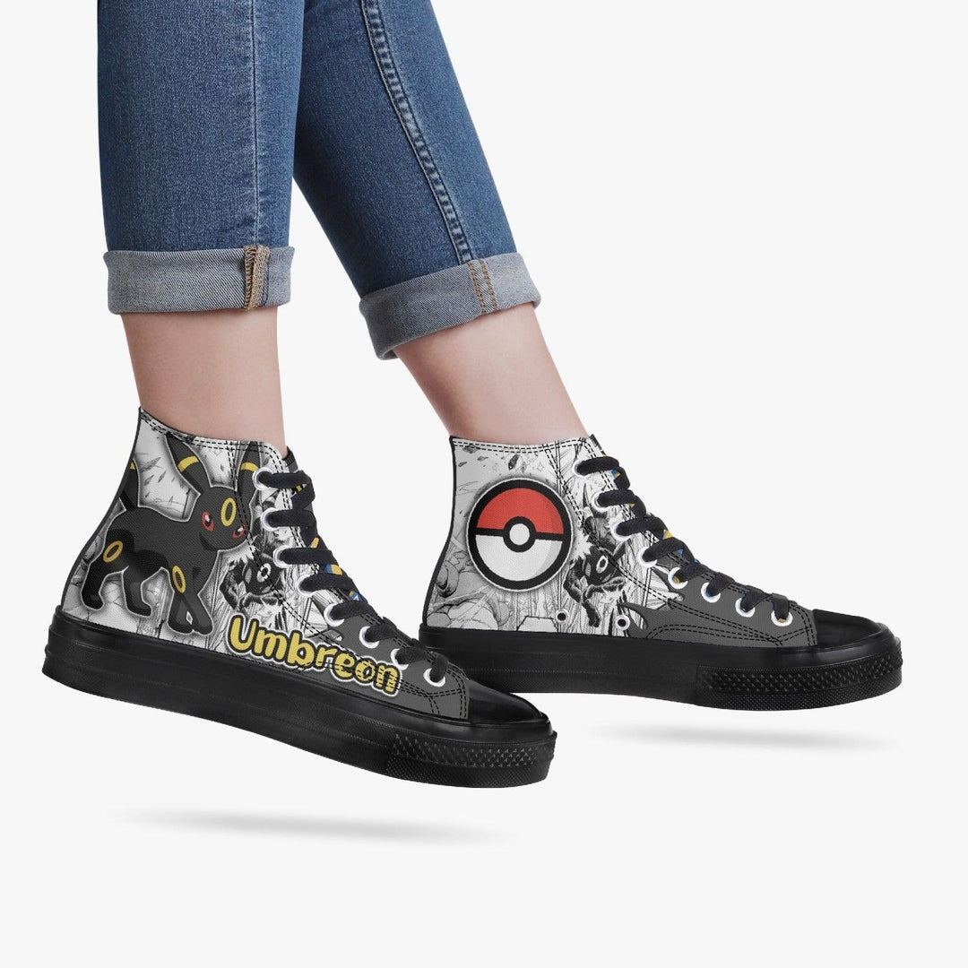 Pokemon Umbreon A-Star High Anime Shoes _ Pokemon _ Ayuko